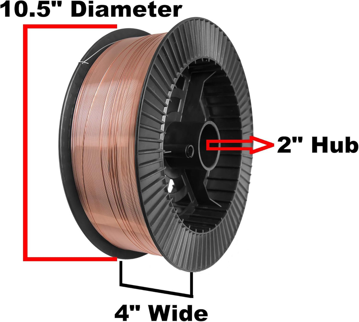 33 Lbs Mild Steel MIG Welding Wire Spool Pack of 2 B116