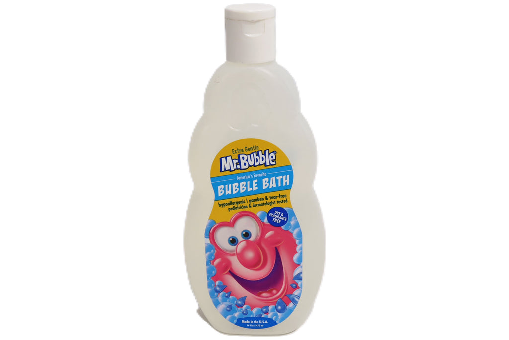 Extra Gentle Bubble Bath, Dye and Fragrance Free, 16 fl oz M5117