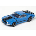HO Scale Mustang Boss 302 Blue Slot Car L44760