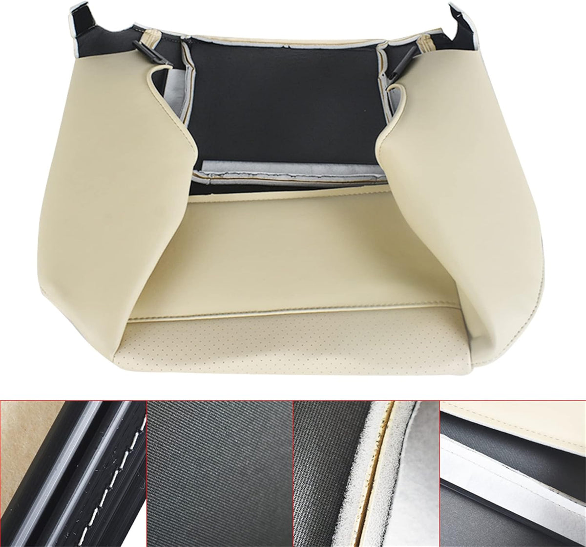Tan Leather Perforated Seat Replacement Pack of 2 G685133