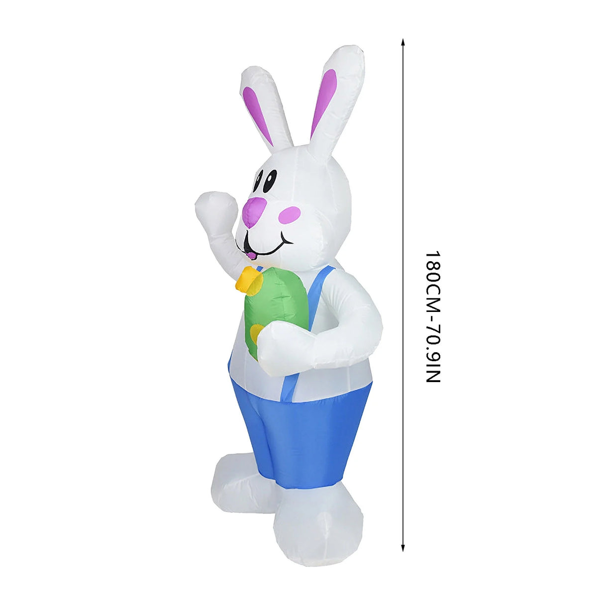 Outdoor Soft Christmas Lights Easter Inflatable Standing Bunny Glowing Holiday Decoration Led Christmas Star E8638