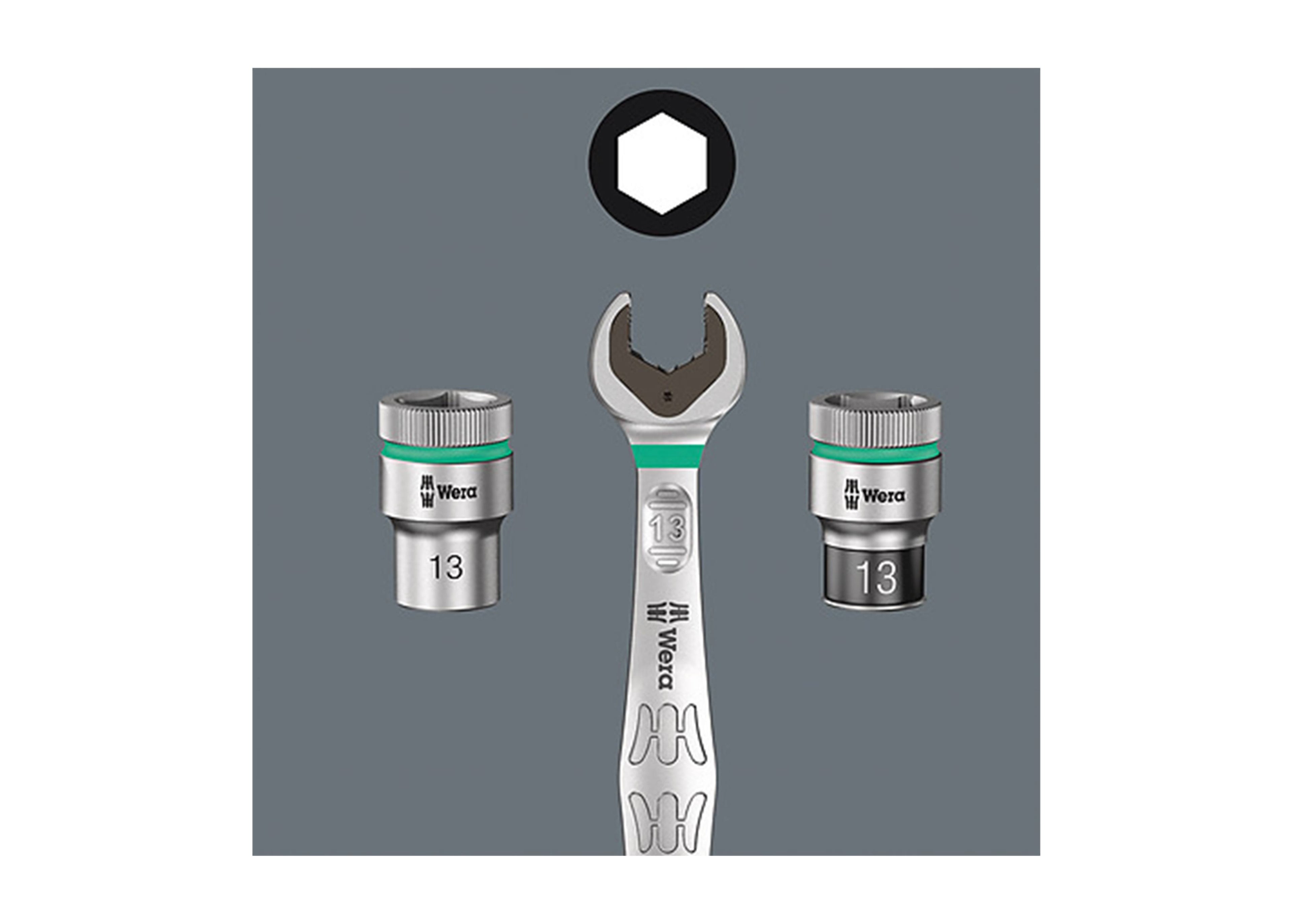 1/4x22 Drive Metric Metal Ratchet Set Q26968