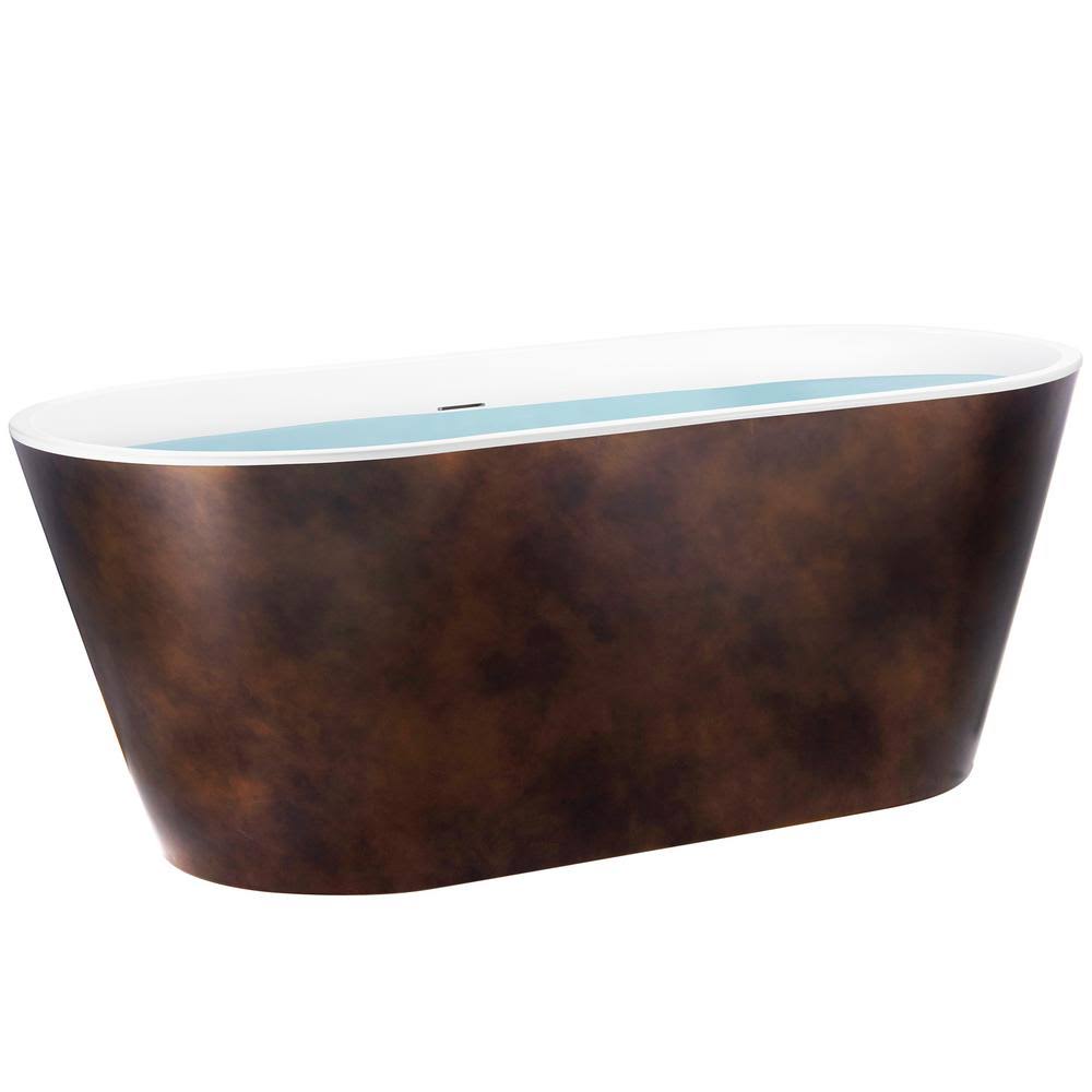 Freestanding Soaking Fiberglass Bathtub F836