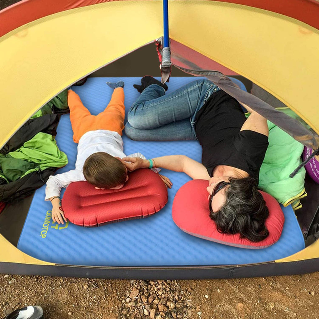 Blue 4 Inches Thick Self-Inflating Camping Mattress L471102