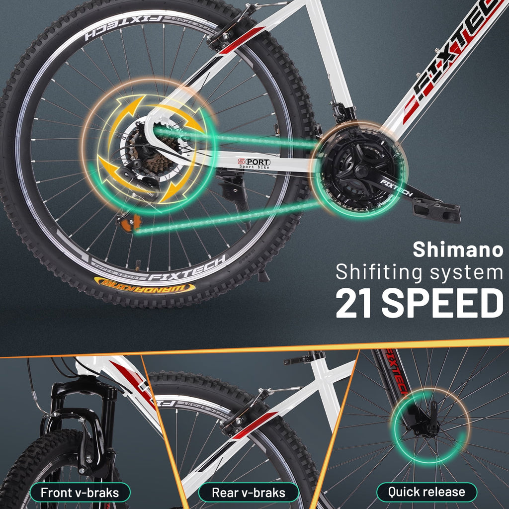 White 26'' Mountain Bike Z281