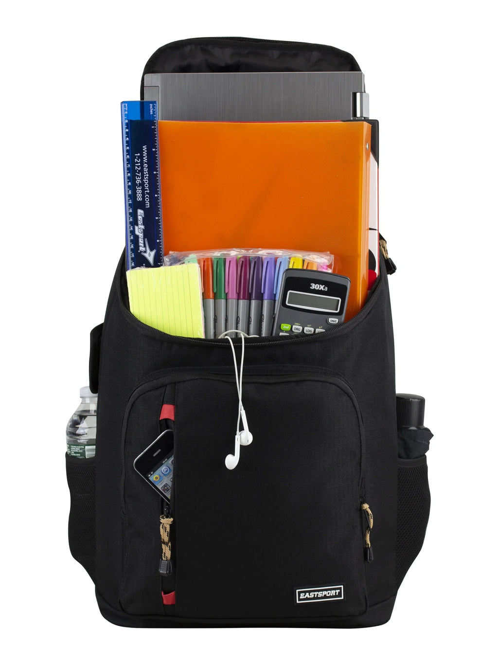 Black Top Loader Backpack K48175