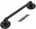 Matte Black Industrial Cast Iron Door Pull Handle Pack of 2 W685