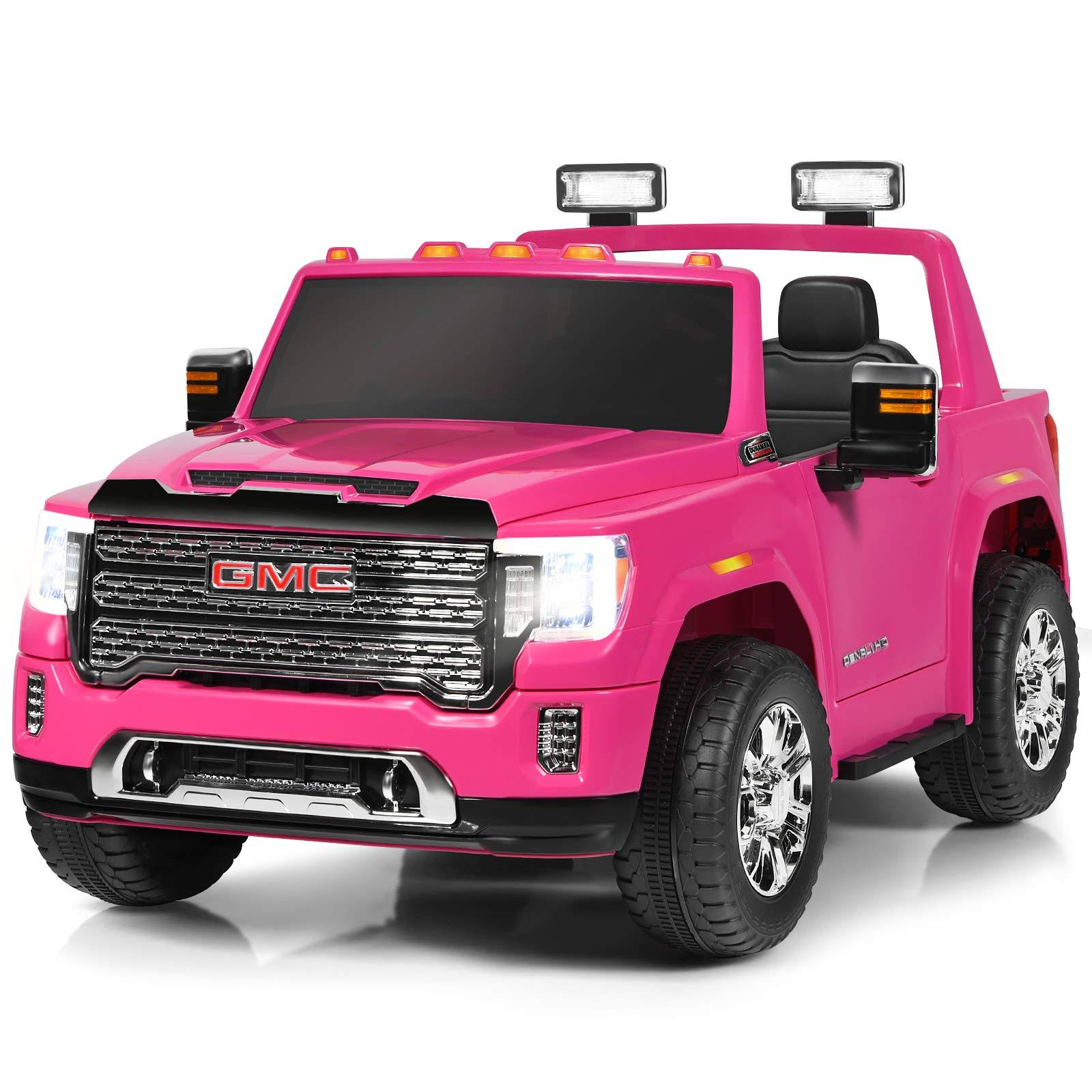Pink 2-Seater Ride on Truck Electric Car P274