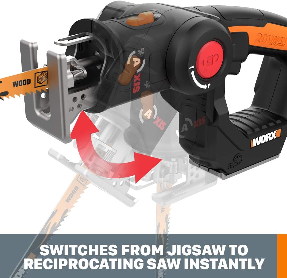 20V Cordless Reciprocating Saw with Orbital Mode J537261
