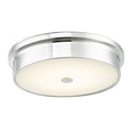 12 inch 16W 1 LED Flush Mount Chrome J5062