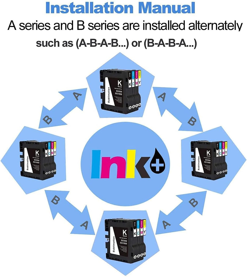 Sublimation Ink Cartridge 4-Pack I607774