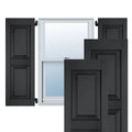 Black Pine Raised Panel Shutters, Per Pair R785210