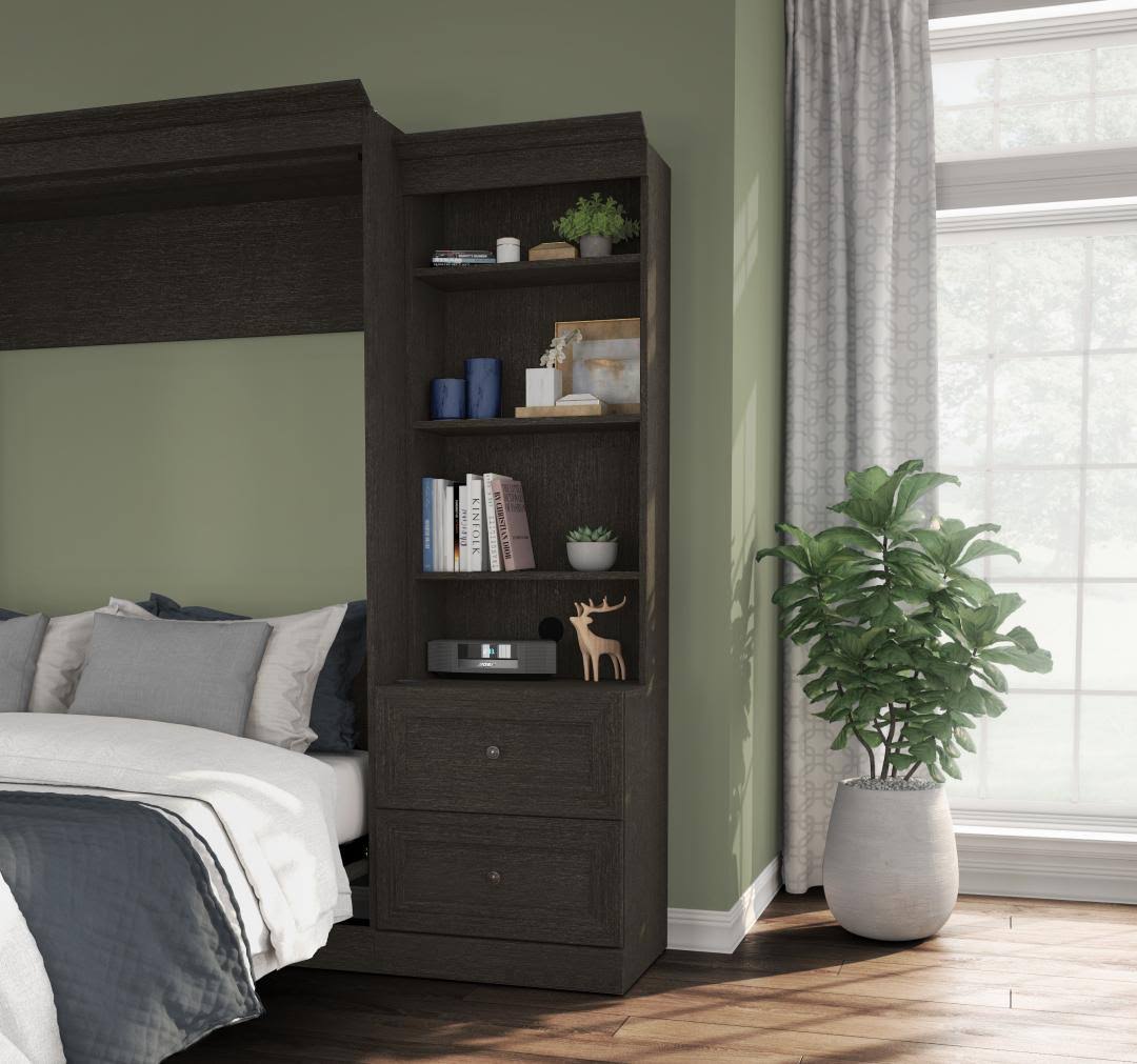 Deep Gray 2 Drawer Storage Unit I144860
