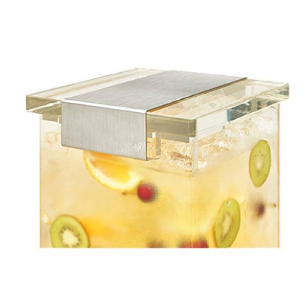 3 Gal Square Clear Acrylic Beverage Dispenser J12734