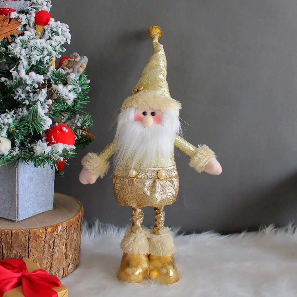 Gold Christmas Standing Doll Decoration J948272