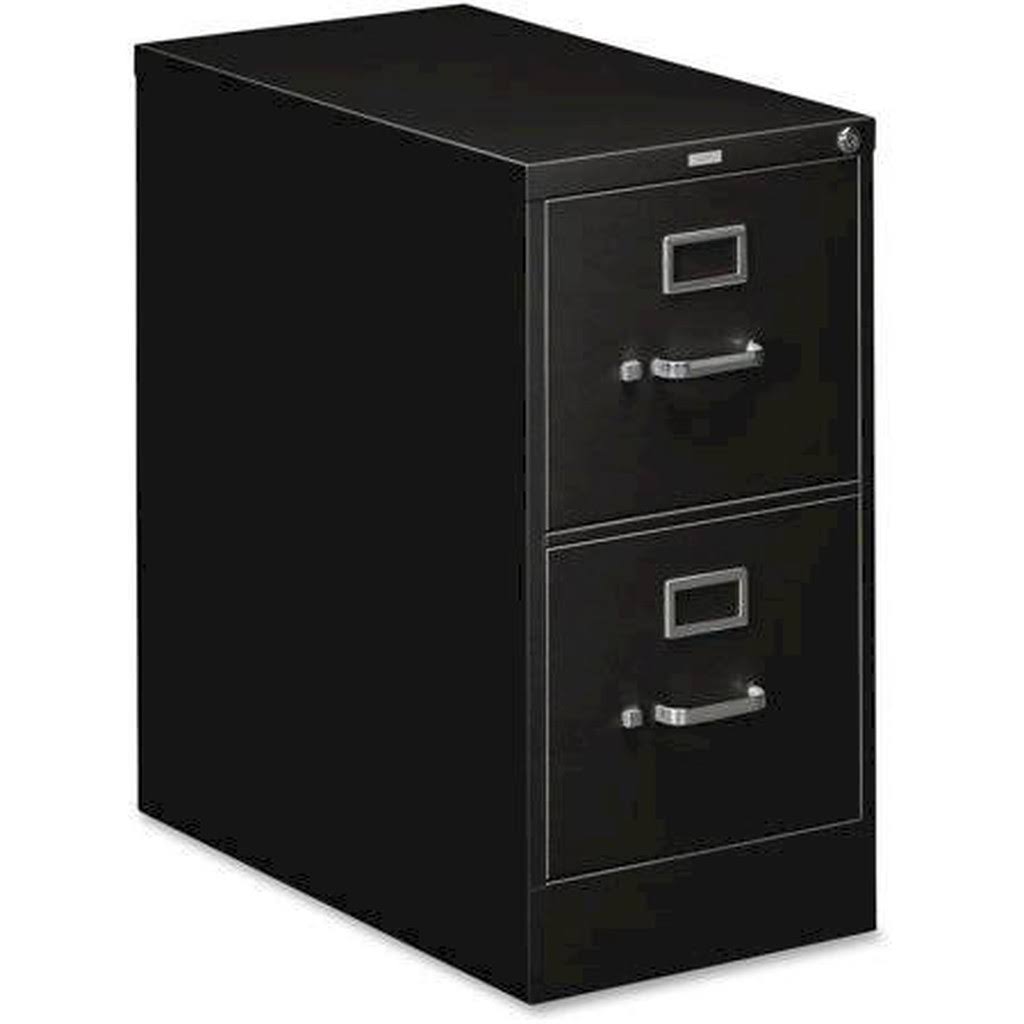Black 2-Drawer Vertical File D95994