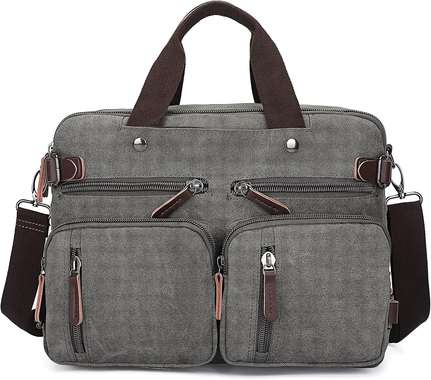 Vintage Canvas Messenger Bag for Laptop D206709