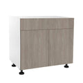 Grey Nordic 30 in. x 34.5 in. x 24 in. Sink Base Cabinet W767