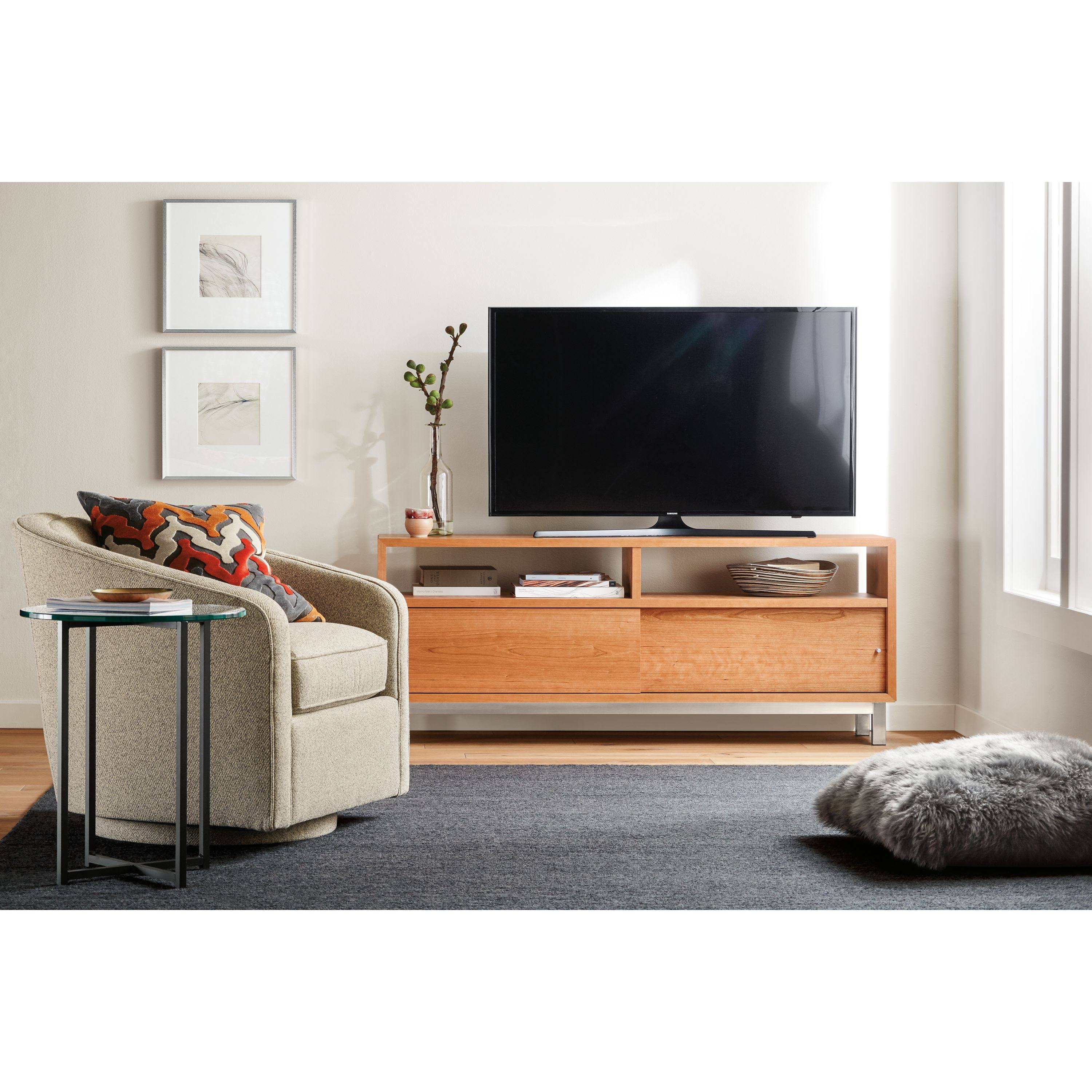 White Round End Table with Quartz Top X652695