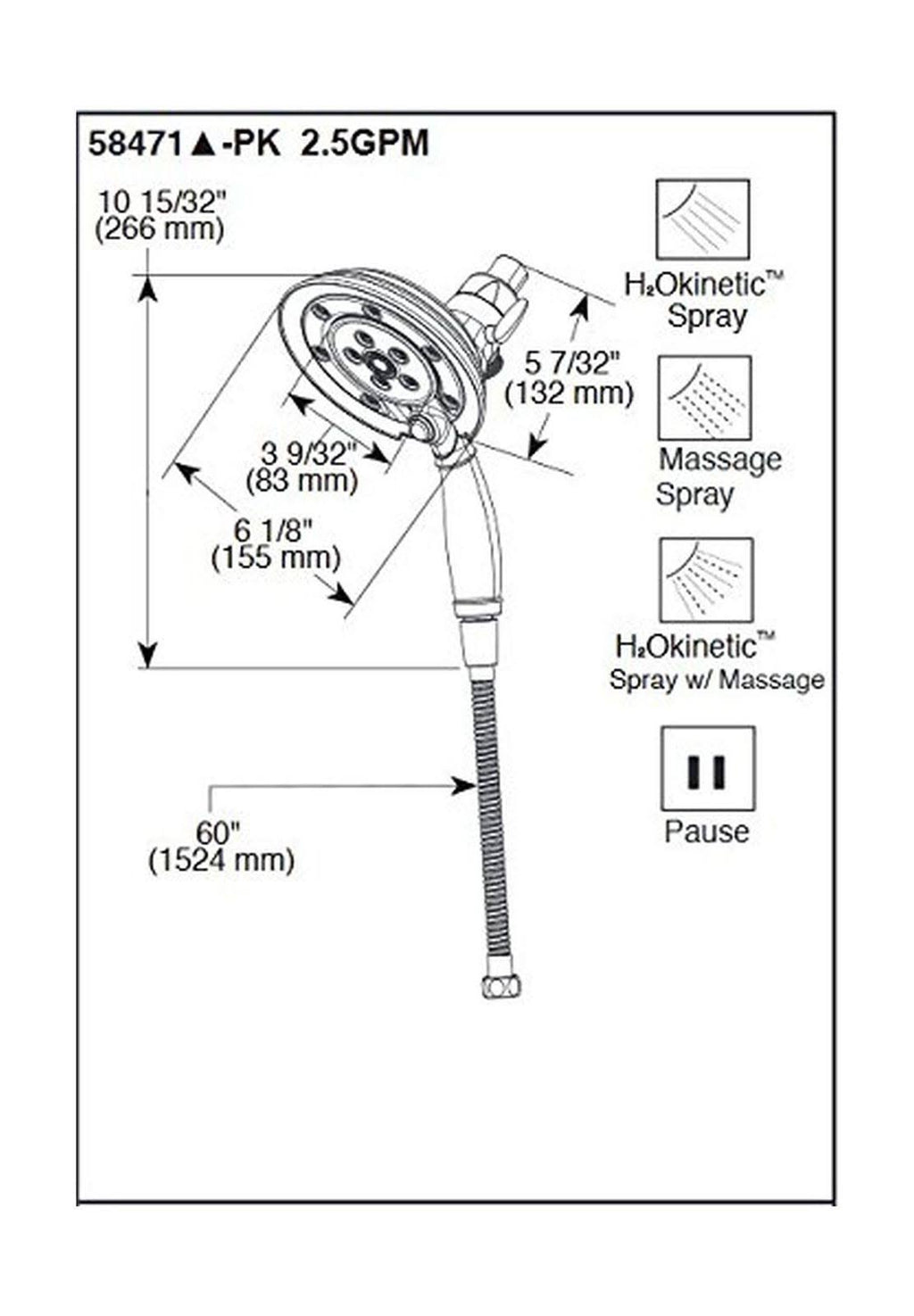 Two-in-One Shower C416
