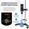 Electric Overhead Stirrer, Digital Lab Mixer Stirrer, Max. 40L, 100~2000RPM, 120W P3249