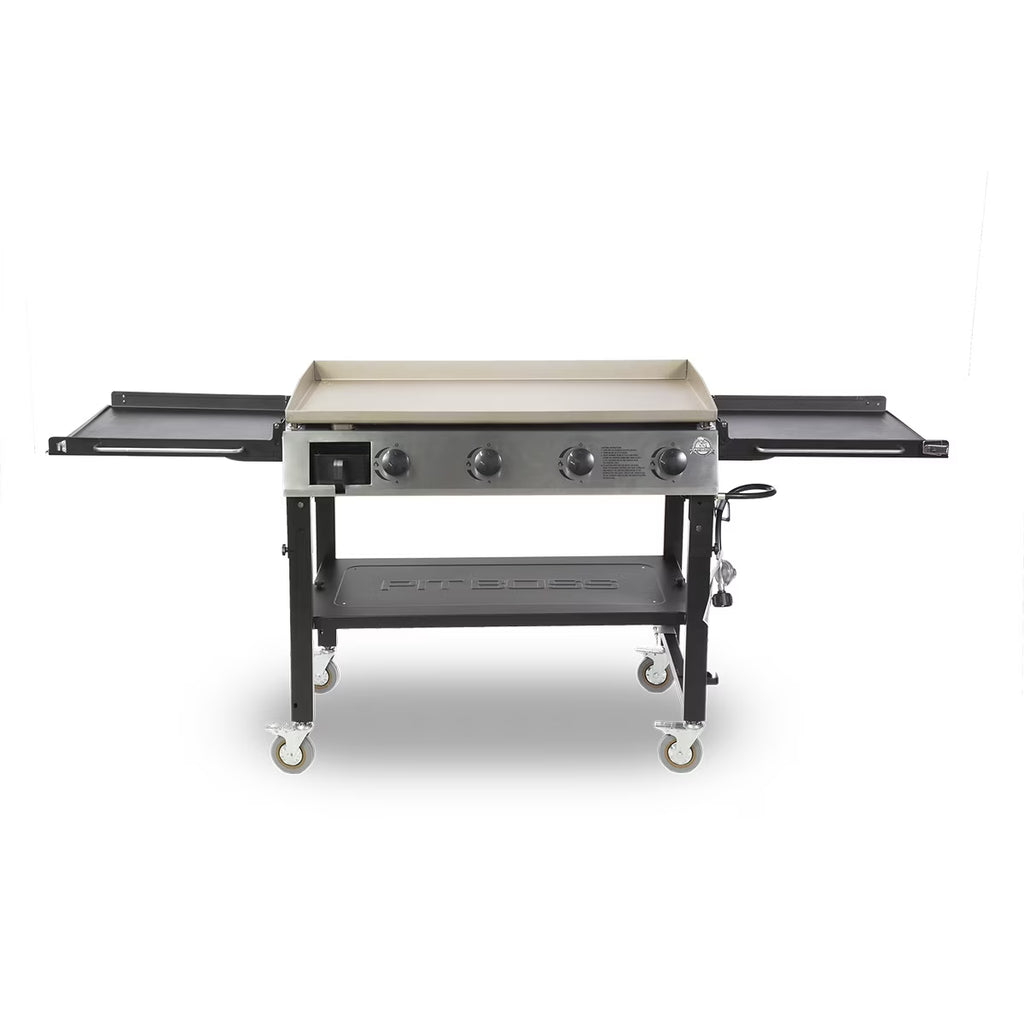 4 Burner Portable Griddle with Foldable Side Shelf L147450