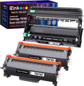 2 Toner Cartridge and 1 Drum Unit Black for Brother Printer T6651