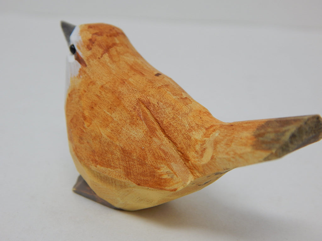 Wood Figurine Statue Handmade Carving V2612