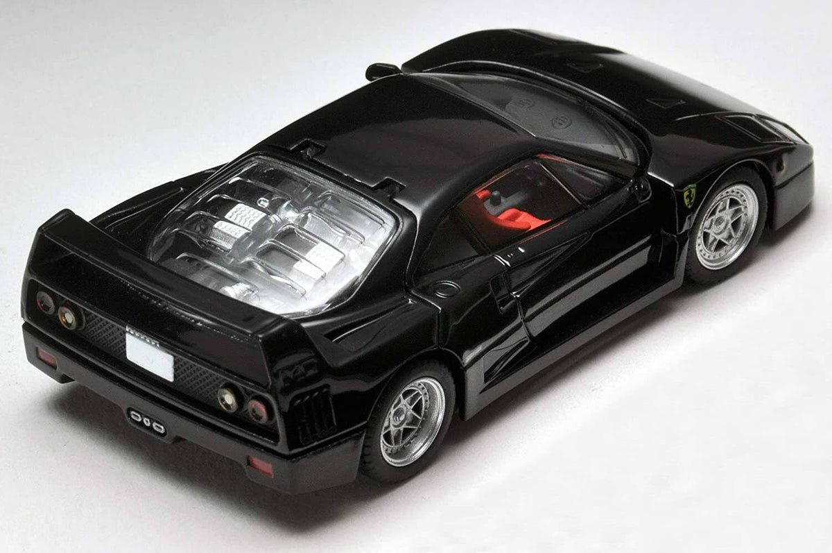 Ferrari F40 Black 1/64 Diecast Model Car P62221