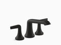 Matte Black Deck Mounted Roman Tub Filler I708597