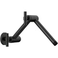 Matte Black Shower Arm and Flange X84207