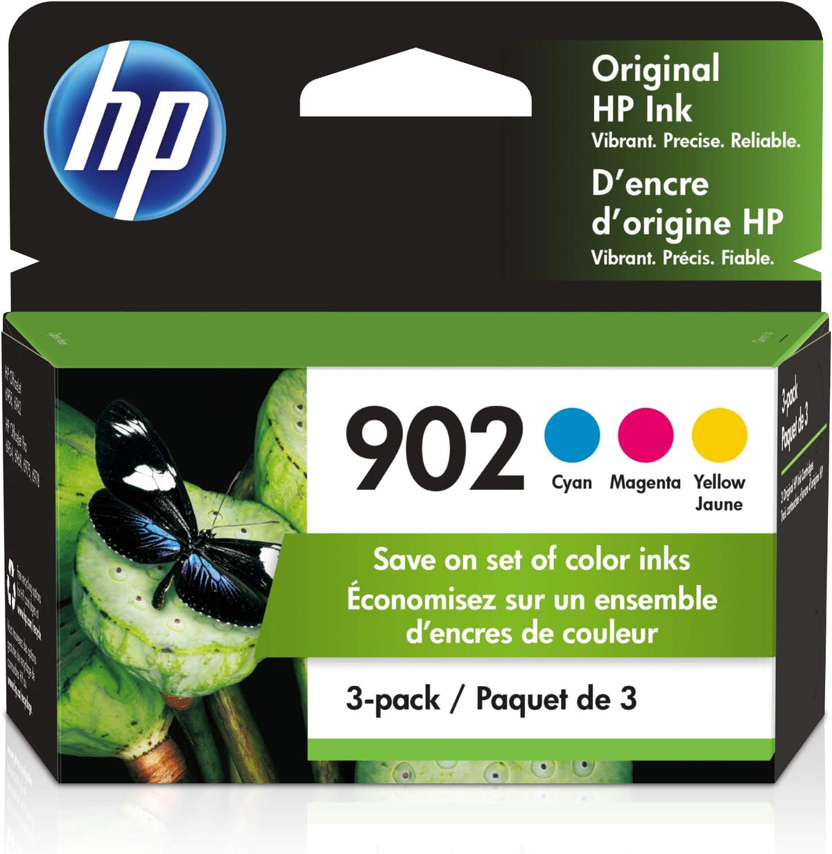 Cyan, Magenta, Yellow Ink Cartridges for HP OfficeJet 6900 Series, Pack of 2 Q931