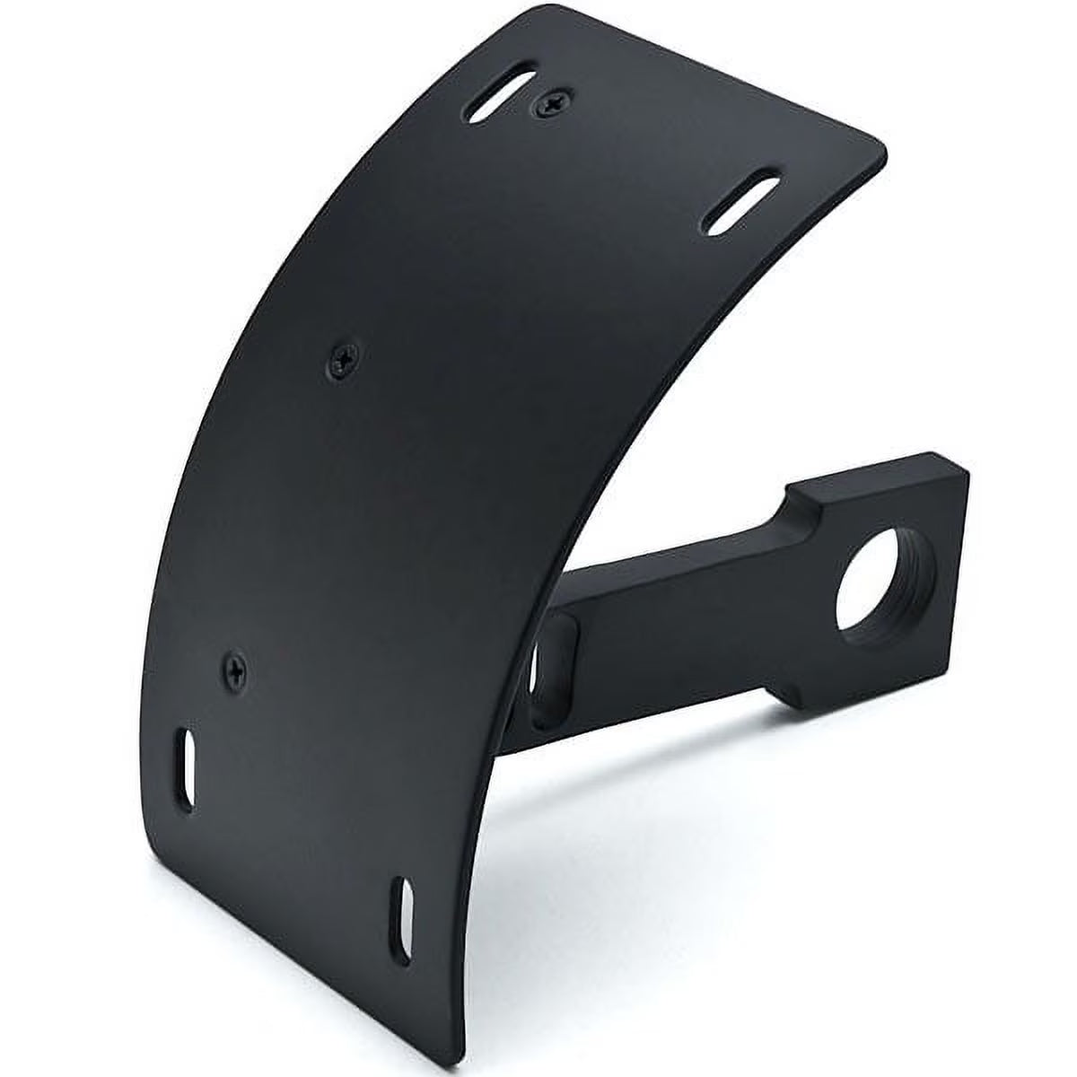 Black Vertical Axle Mount Motorcycle Plate Holder O18101