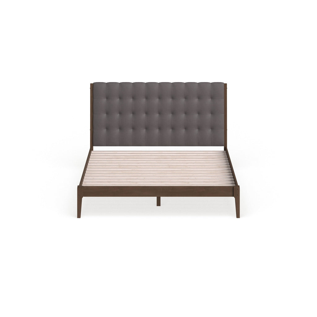 Charcoal King Upholstered Bed V600