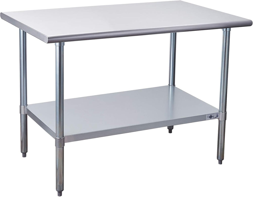 Stainless Steel Commercial Work Table with Undershelf 24×48 Inch E595