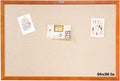 100% Wood Framed Canvas Wall Mounted Bulletin Board 48x36'' E57520
