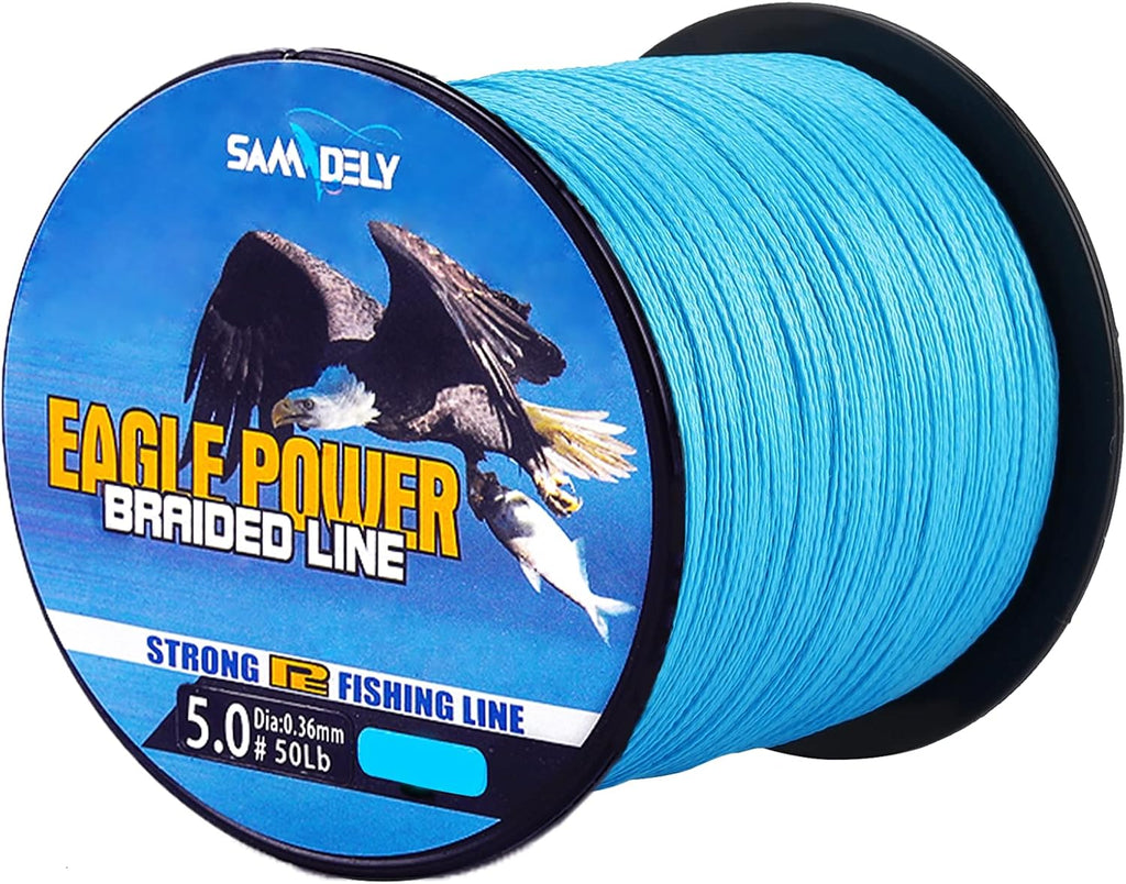 Braided Fishing Line, 10LB-80LB, 100-500 Yds, Pack of 2 Z921