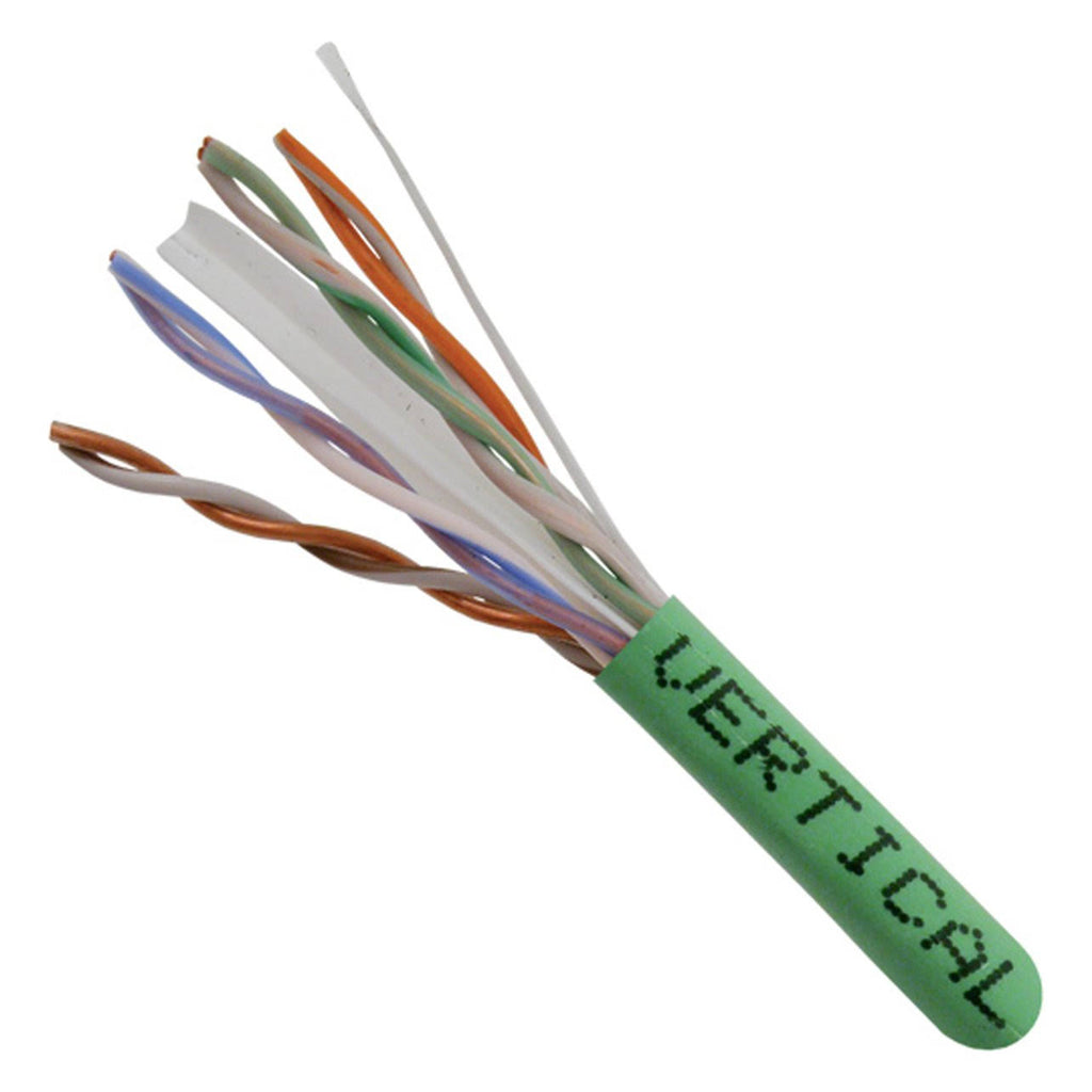 1000ft Solid Cat6 Cable - 23AWG 550MHz CMR-Green B694246
