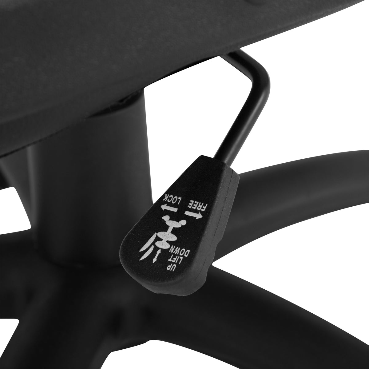 Adjustable Height High Back Executive Chair Black C649