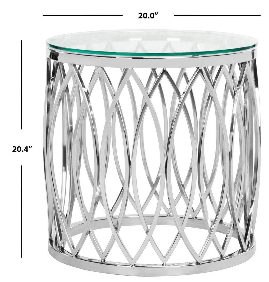Glass Top End Table M358