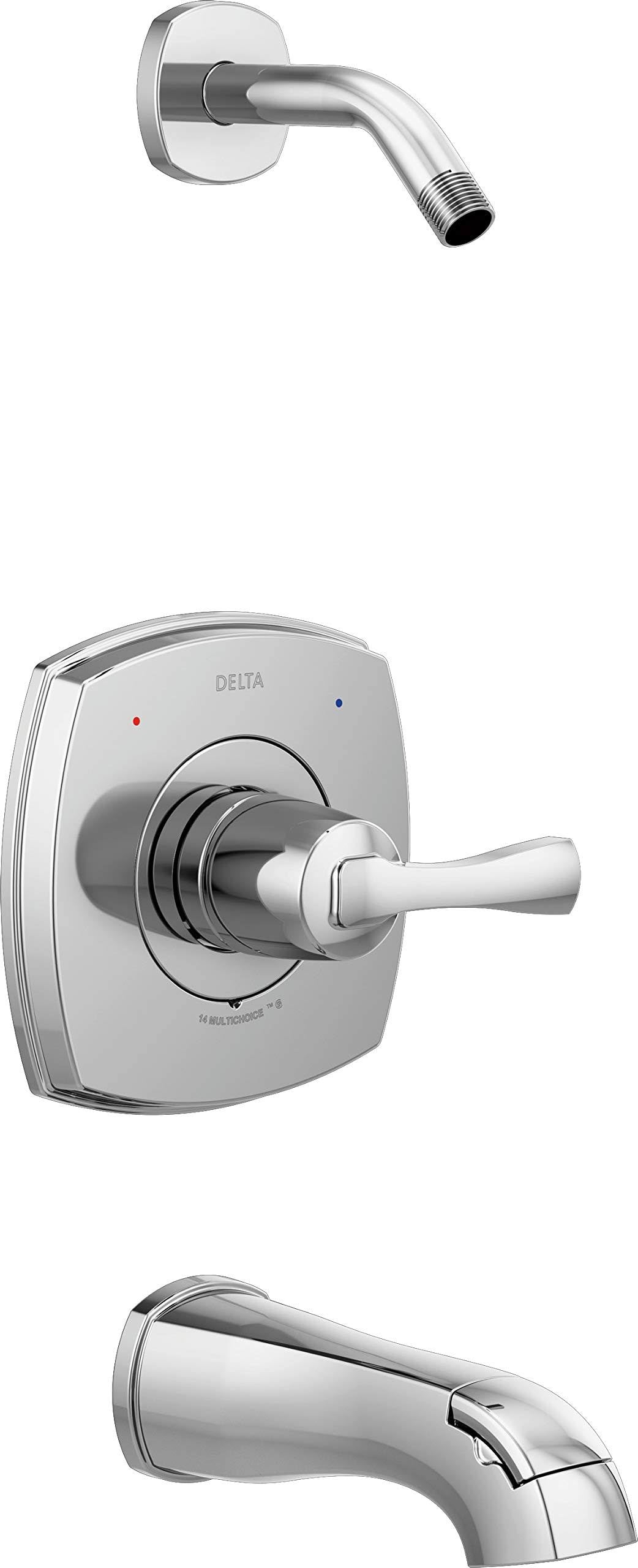Chrome Tub and Shower Less Head J360444