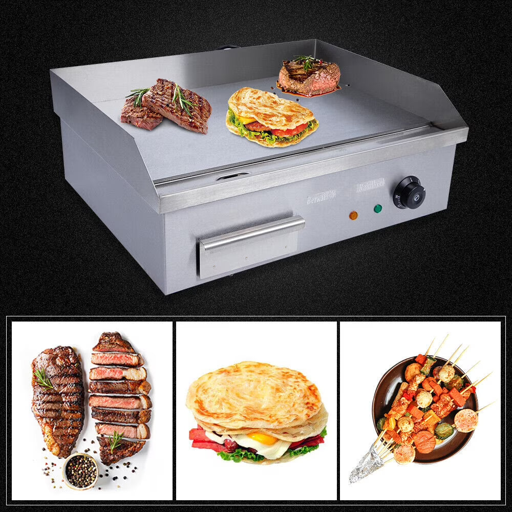 22" Countertop Electric Flat Top Grill Griddle U161