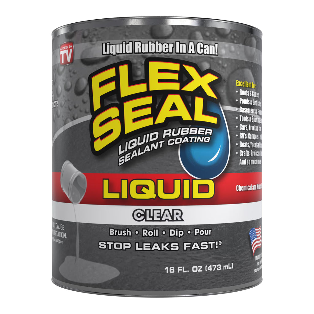 Clear Liquid Rubber Sealant Coating, 16 oz W33847