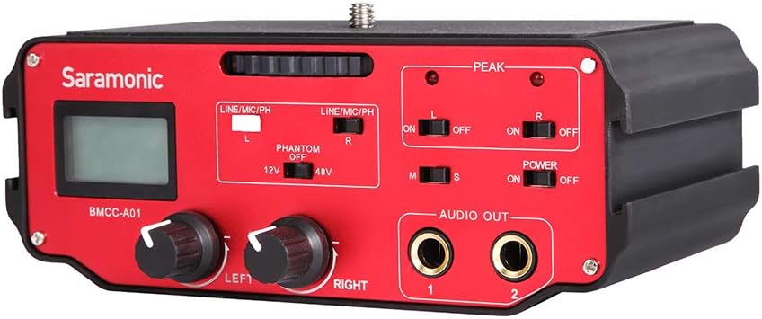 2 Channel XLR Audio Adapter for BlackMagic Design Camera K254091