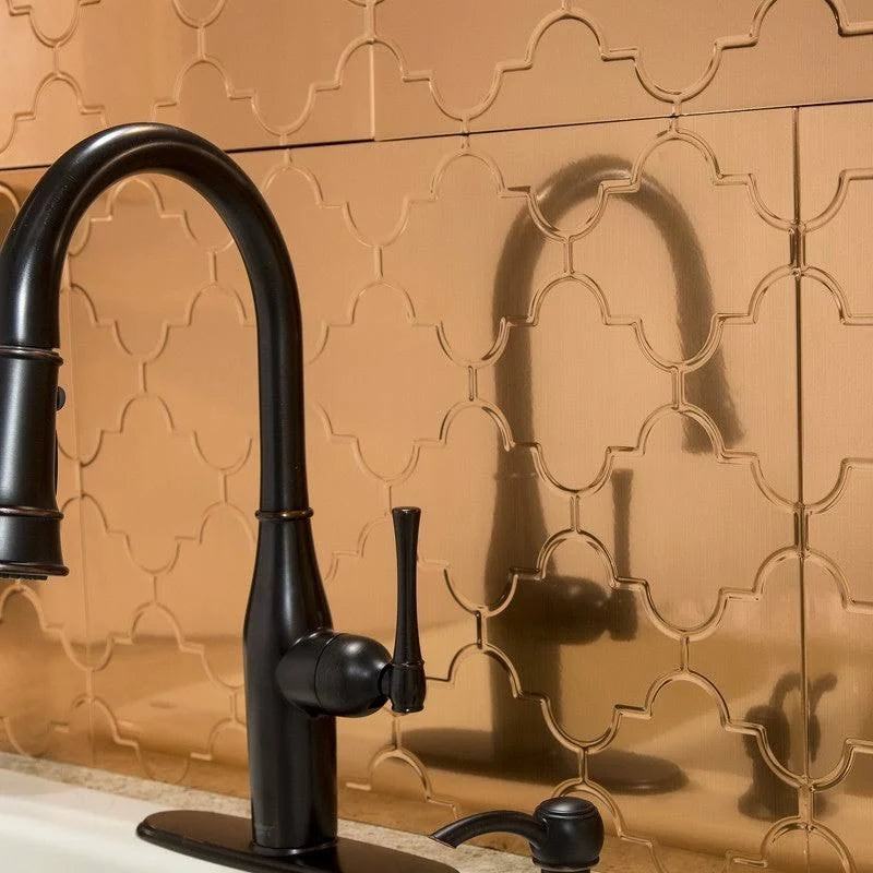 Polished Copper Backsplash Panel 5 Pack M789