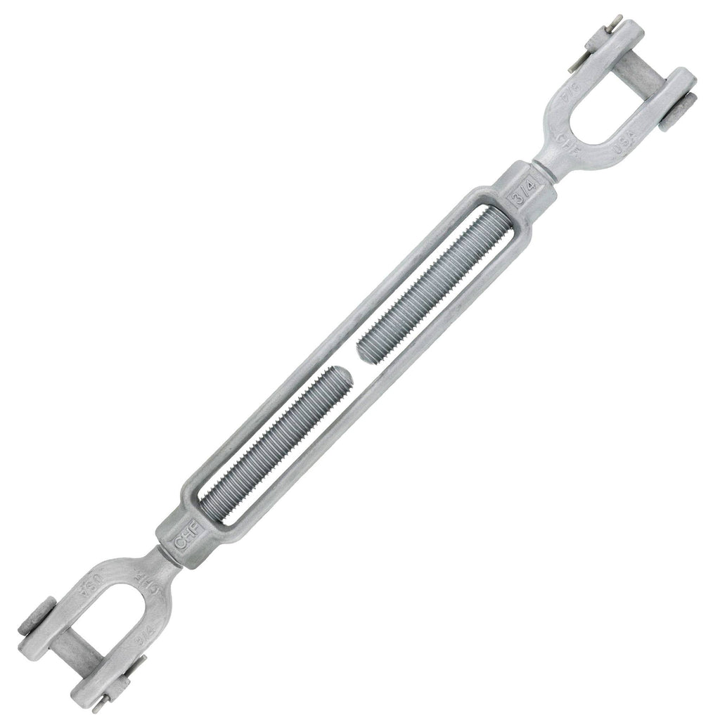 3/4 x 9 Hot Dip Galvanized Jaw x Jaw Turnbuckle I58027
