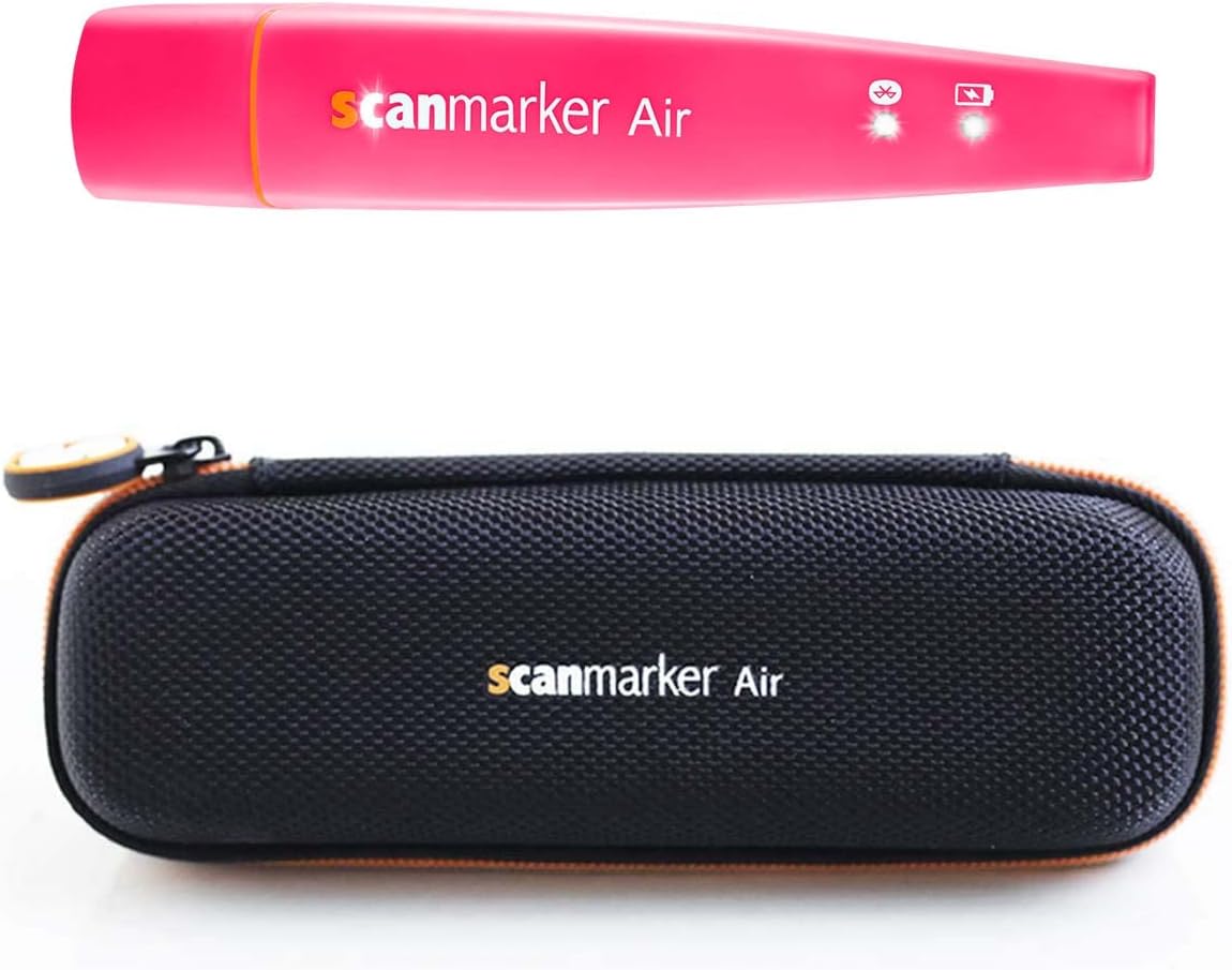 Pink Wireless Pen Scanner S389