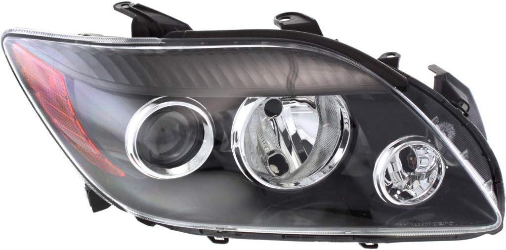 2008 2010 Scion tC Headlight Assembly Passenger Side Black Housing K712