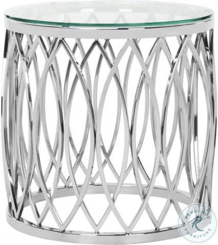 Glass Top End Table M358