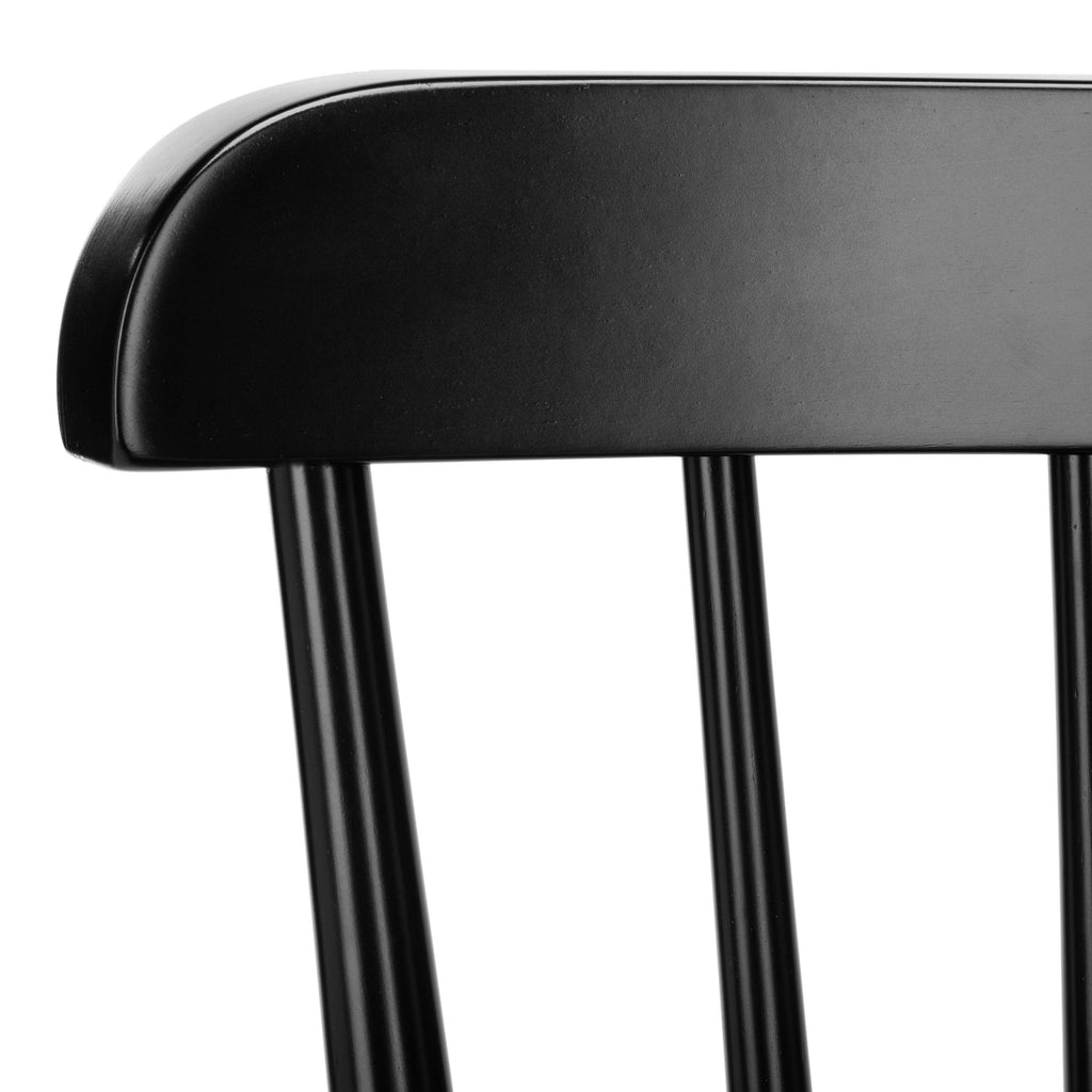 Black Bar Stool Set of 2 W1561